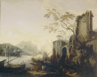 Veduta di un porto